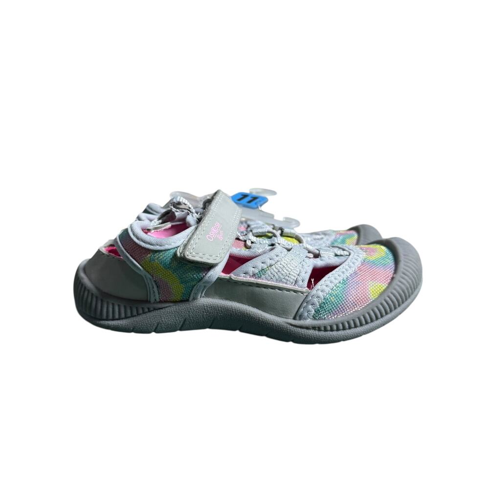 Oshkosh Sandals Toddler 11 Tie dye NWT Adjustable Machine Washable Play